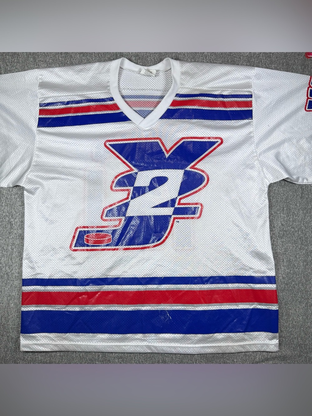 Rare Vintage Y2K WWF Chris Jerico Y2J Pro Wrestling Hockey Jersey XXL USA Made
